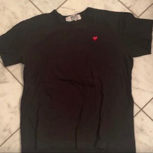 Oversized black comme des garçons shirt